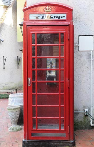 Gatlinburg Souvenir Vacation Photos at The Village Shops Telephone Booth